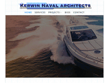 Tablet Screenshot of kerwinnavalarchitects.com